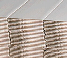 Stainless steel stored in bars next to each other.